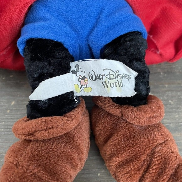 Walt Disney World Fantasia Sorcerer Mickey Mouse Sand Stuffed Plush - Picture 5 of 6